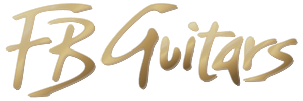 FB Guitars Full Logo Gold
